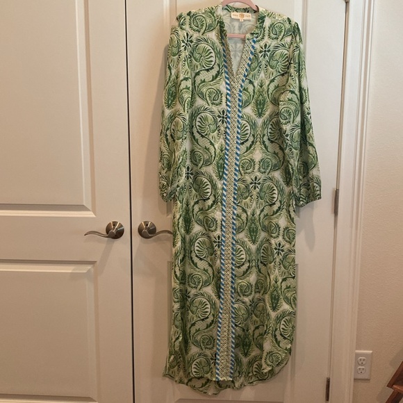 Anna Cate Riley Midi Caftan in Seaside M - Picture 3 of 3